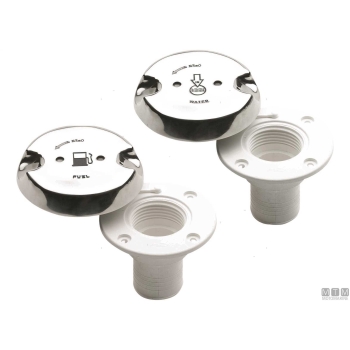 Tappo can fuel d38 pl inox cap