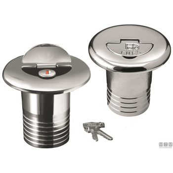 Tappo coperta water secure lock d38mm in ottone cromato