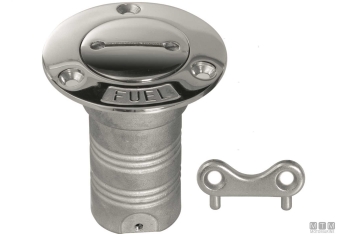 Tappo flush fuel d38mm inox<