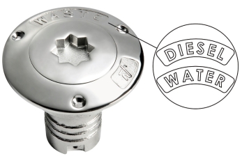 Tappo imbarco inox Water 38 mm 