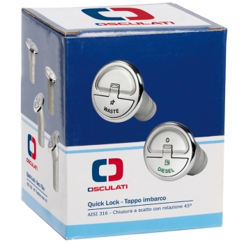 Tappo imbarco Quick Lock Fuel 30° mm 38 