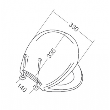 TAPPO IN PLASTICA PER WC