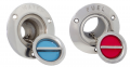 Tappo Inox  Water con Catenella e Maniglietta Ø mm.35