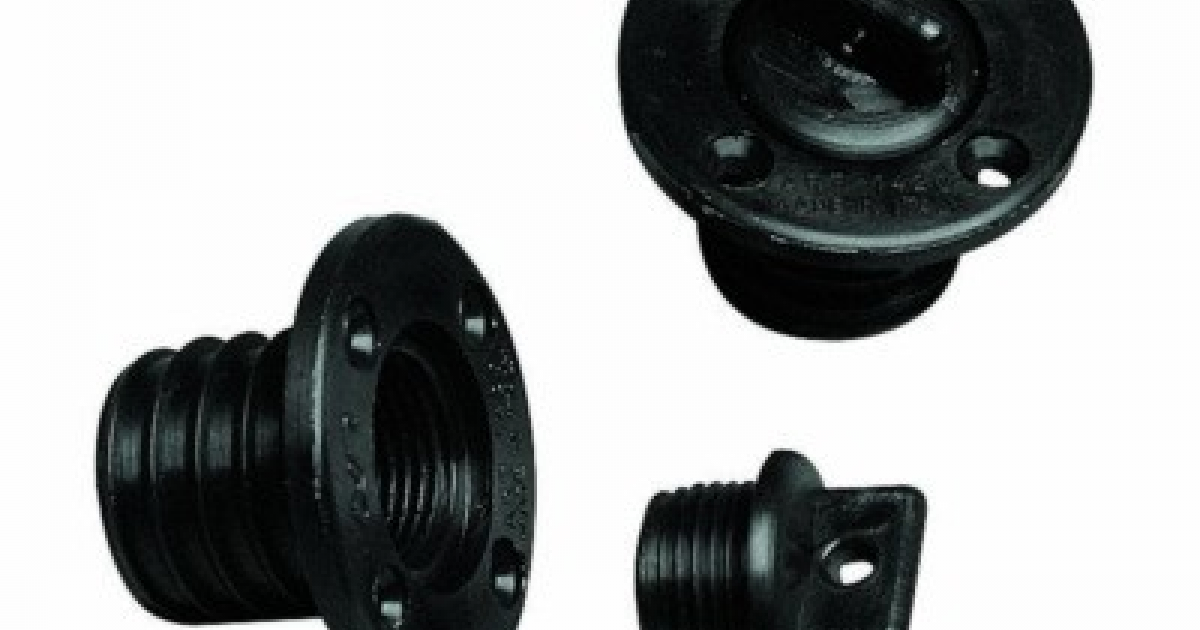 Tappi A Espansione Per Scarico Barca 22 Mm - 2 Pezzi, Nylon Nero, Tenuta Stagna, Per Ombrinali E Sentina