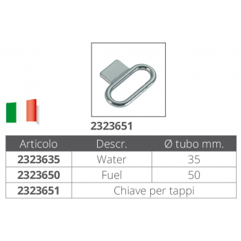 TAPPO OTTONE WATER Ø MM.35