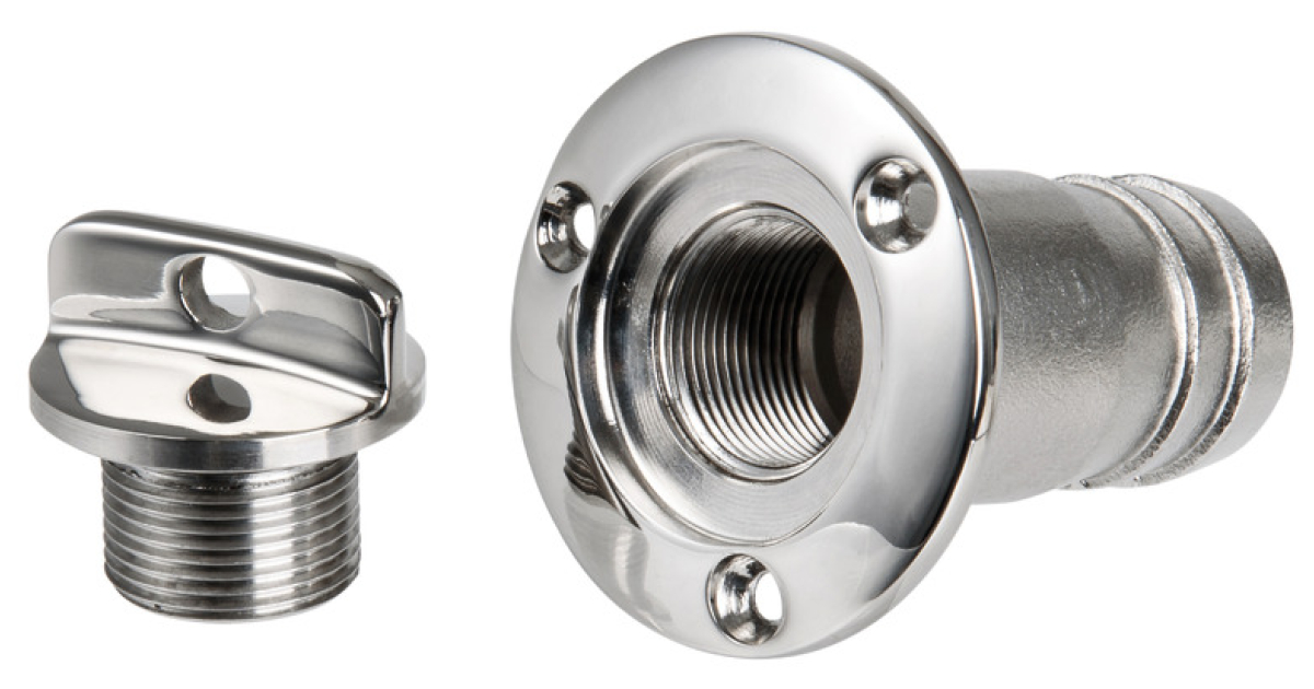 Tappo Scarico di Sentina in Acciaio Inox 60 mm - Serbatoi Taniche e ...