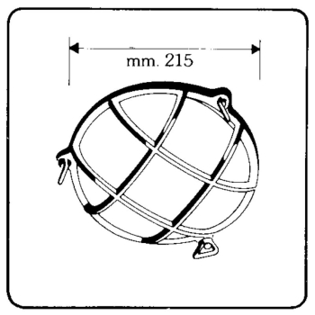 Tartaruga Ø mm.215 maw 75 w