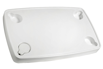 Tavolo ABS bianco 81 x 51 cm forato 