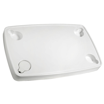 Tavolo ABS bianco 81 x 51 cm forato 