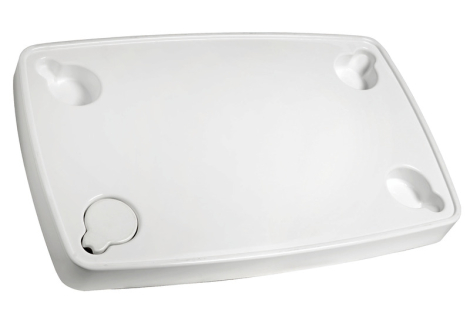 Tavolo ABS bianco 81 x 51 cm forato 