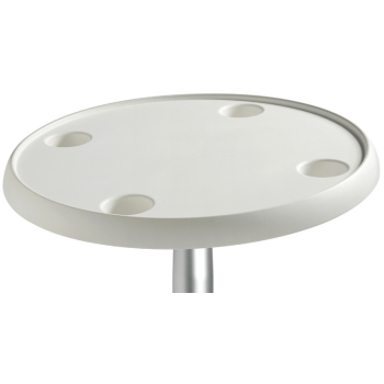 Tavolo ovale bianco 762 x 457 mm 