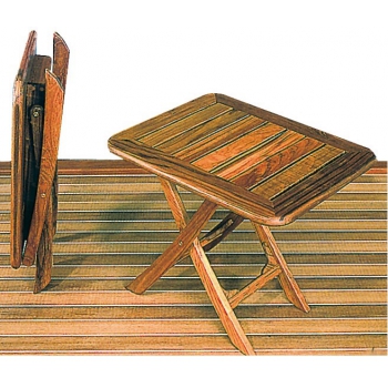 Tavolo Pieghevole ARC in Teak Regolabile in Altezza