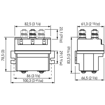 TELERUTTORE 3 TERMINALI 12V