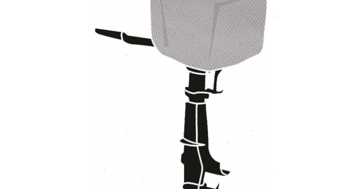 Telo Copri Motore Barca XXL - Protezione Antipioggia E UV Per Calandra | 90x60x80 Cm - Foto 5