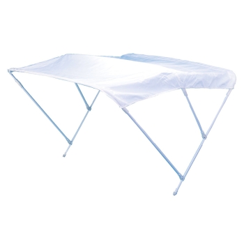 Tendalino 3 Archi Alluminio 170x110 Telo Bianco