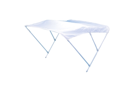 Tendalino 3 Archi Alluminio 170x110 Telo Bianco
