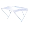 Tendalino 3 Archi Alluminio 185x110 Telo Bianco