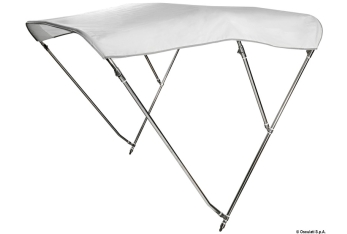 Tendalino 3 archi Inox alto cm 185/195 bianco 
