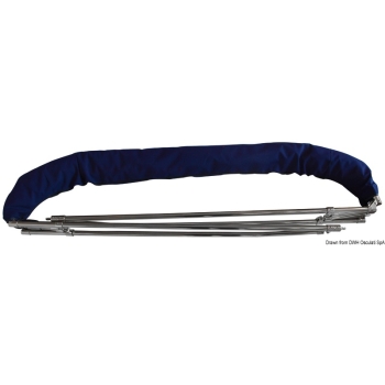 Tendalino 3 archi Inox alto cm 245/255 bianco 