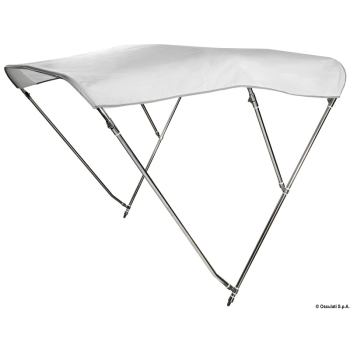 Tendalino 3 archi Inox alto cm 245/255 bianco 