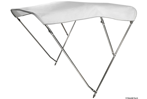 Tendalino 3 archi Inox alto cm 245/255 bianco 