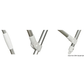Tendalino 3 Archi Ø mm 22 cm 170/180 bianco 