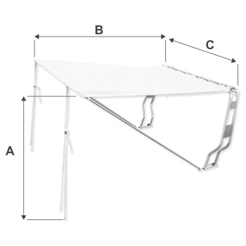 Tendalino Roll-Bar 120 x 205 mm 