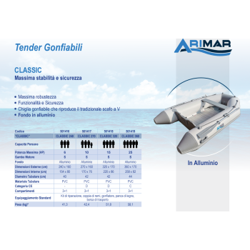 Tender Arimar CLASSIC 270