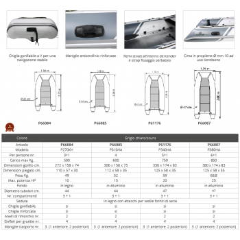 TENDER PLASTIMO TRAIL P270KH