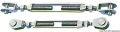 Tenditore inox 6 mm due forcelle fisse 