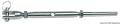 Tenditore inox a pressare 10 mm 