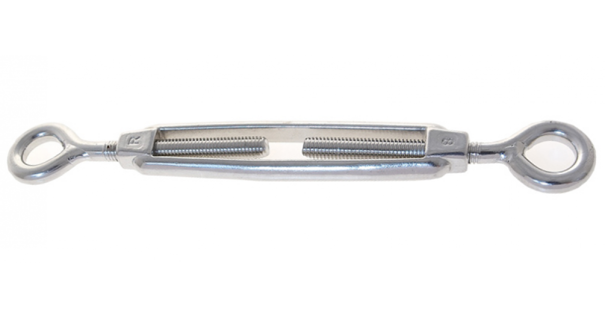 5 Tenditori Regolabili M4 Acciaio Inox 304 Con Gancio E Occhiello - PHITUODA, Lunghezza 10,2-14,7cm, Carico 25kg