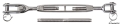Tenditore sartiame cannula aperta 1/2" cavo 7 mm 