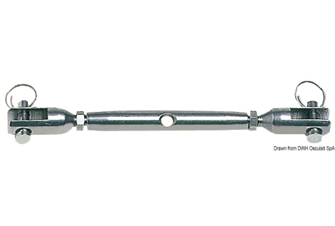 Tenditori inox mm 16 