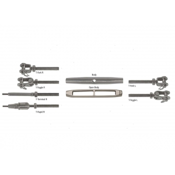 Tenditori Modulari INOX AISI 316 MTM