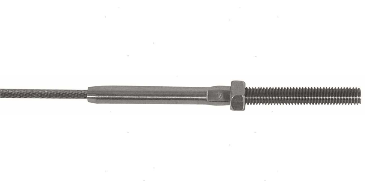 Terminale a pressare dx unf 3/8-5mm - Cavo Parafil Inox, Redance ...