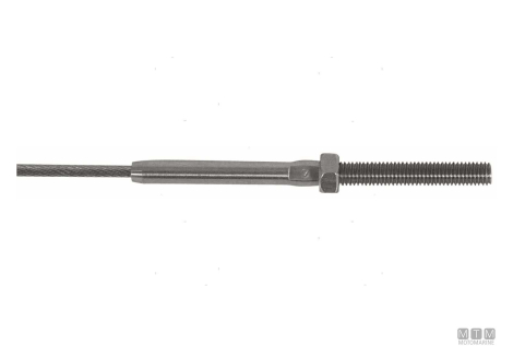 Terminale a pressare dx unf 3/8-5mm