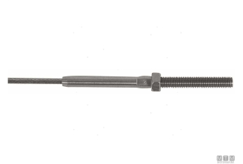 Terminale a pressare filettatura m16 cavo 8mm