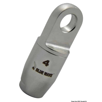 Terminale ad occhio per rig tessile per cima Ø4 mm 