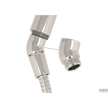 Terminale doccetta curvo 30°m1/2"-f1/2"< 