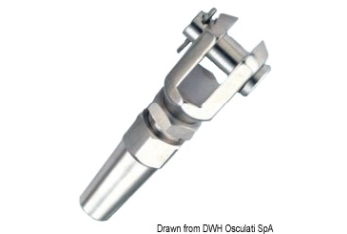 Terminale inox forcella Ø 3 mm 