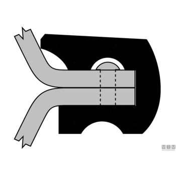 Terminale profili eco nero