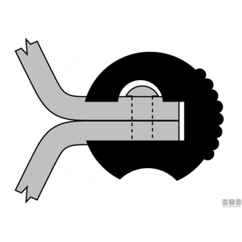 Terminale profili eco nero