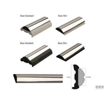 Terminale profilo sphaera 35 inox 