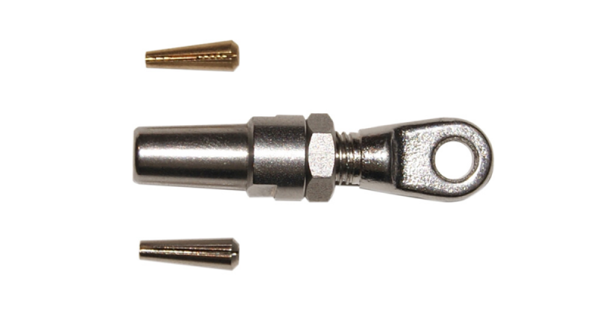 Terminale Rapido a Occhio in Acciaio Inox Ø mm.8 - Cavo Parafil Inox ...
