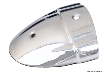 Terminale SPHAERA 25 inox per base standard dx-sx 