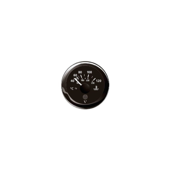 Termometro acqua 12/24v nero