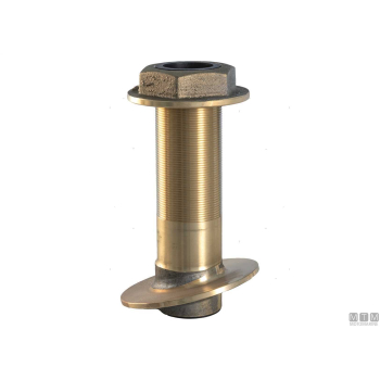 Testa astuccio timone base inclinata 15 in bronzo