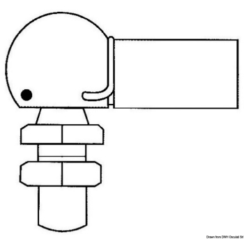 Testina inox sfera 10 mm 