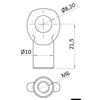 Testine in inox piatte x 38.009.xx / 38.010.xx 